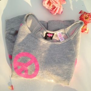 Hard Candy Peace Sign Girls XL 15-17 Sweatshirt
